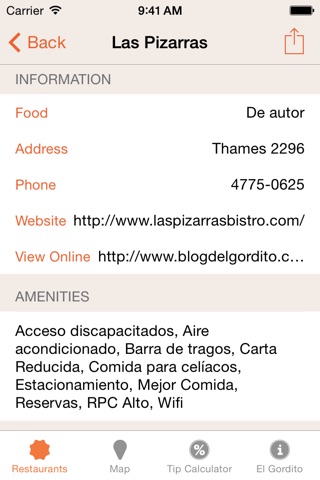 Gordito: Top 100 Restaurantes en Buenos Aires screenshot 3
