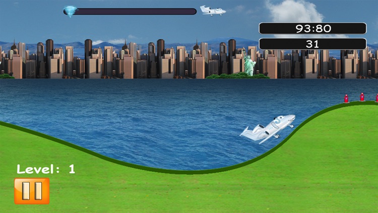 Crazy Airplane Lite - Take the air and fly over the world - Free Version screenshot-4