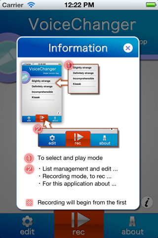 voice changer - record and play - screenshot 4