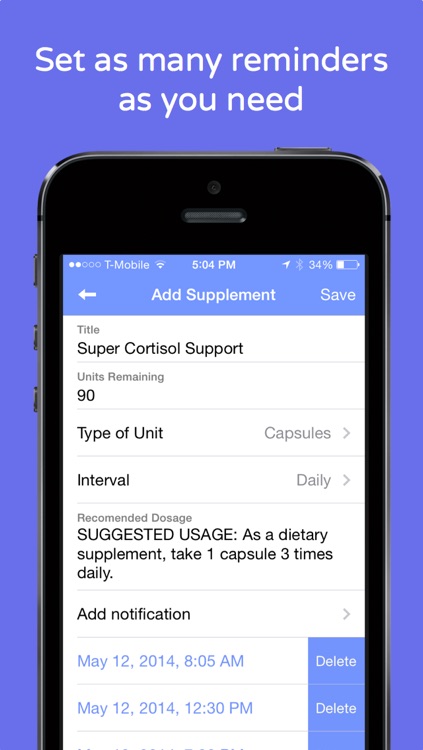 Sup - Meds & Pill Reminder screenshot-4