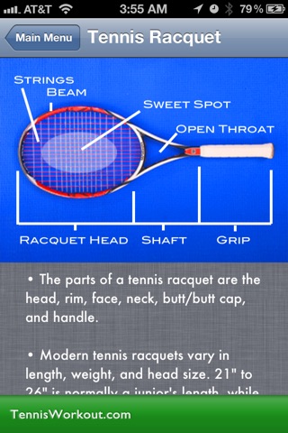 TennisWorkout.com The Basics screenshot 2