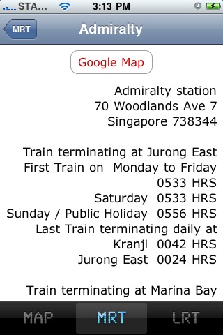 Singapore Subway/MRT Guide 新加坡地铁线路指南 screenshot 3