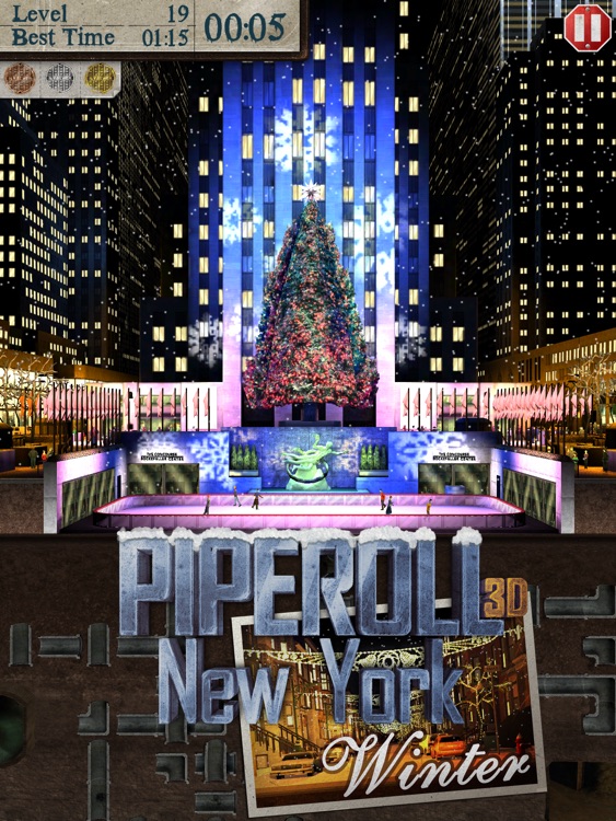 PipeRoll 3D New York Winter HD