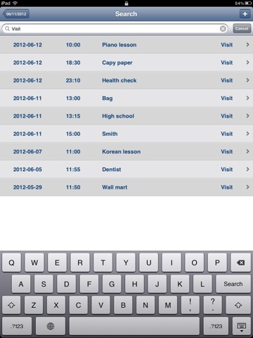 Ace Schedule "for iPad" screenshot 3