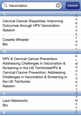 2012 CDC National Cancer Conference screenshot 4