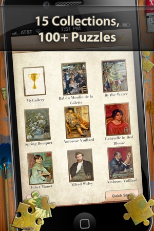 雷諾瓦拼圖。經典藝術系列 Renoir Jigsaw Puzzles. Clas