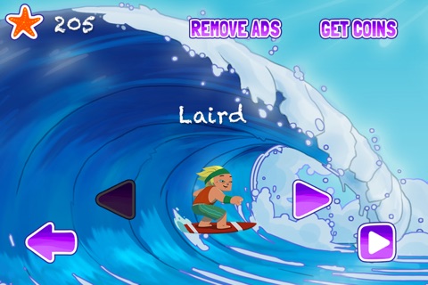 Surfing Safari - Free iPhone/iPad Racing Edition screenshot 2