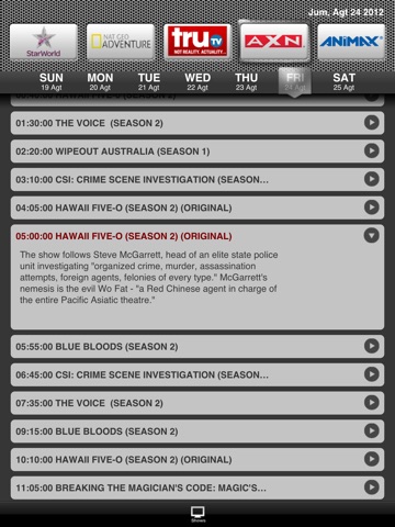 Firstmedia EPG screenshot 3