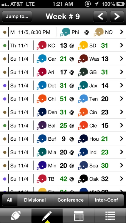 Pro 2012 Pocket Schedule