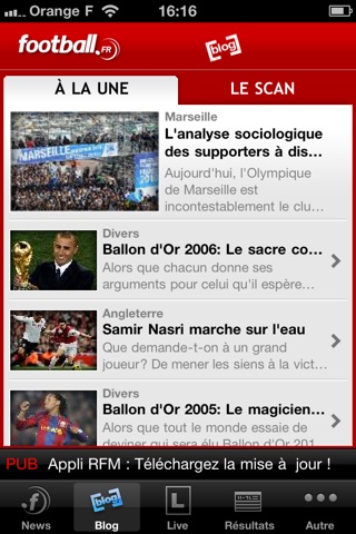 Football.fr screenshot 3
