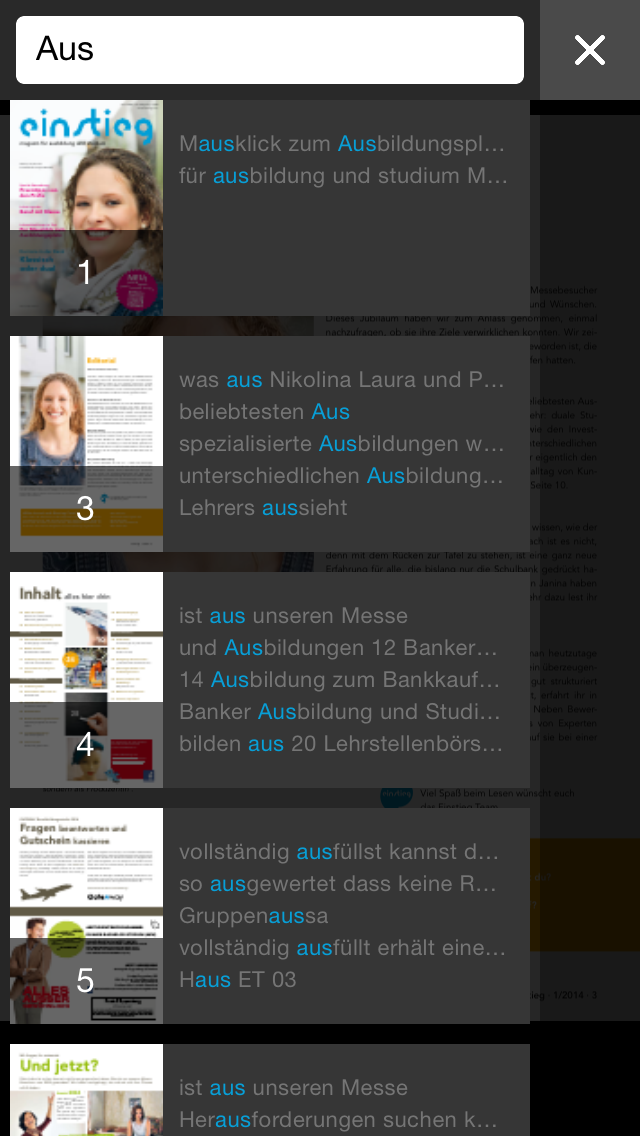 How to cancel & delete Einstieg – das Magazin für Studium, Ausbildung, Berufe und Bewerbung from iphone & ipad 4