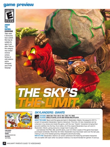 Walmart Parents Guide to Videogames Magazine screenshot 3