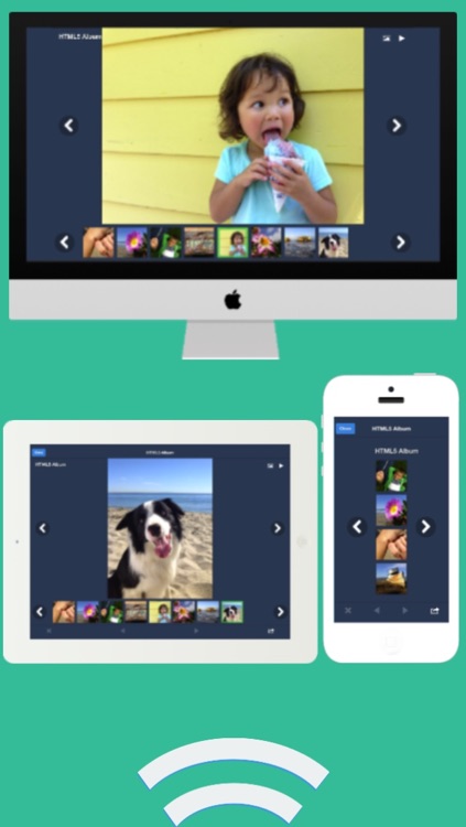 HTML5 Album - Responsive HTML5 Photo Album over Wi-Fi