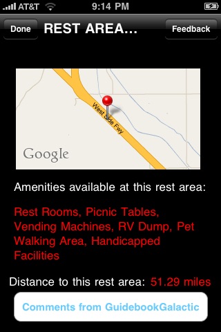 Rest Area Finder screenshot 3