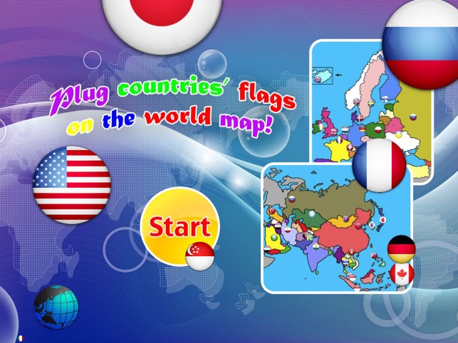 7 continents country flags game HD(Asia,Europe,Africa,Oceani(圖4)-速報App