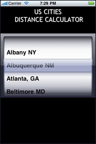 US Cities Distance Finder screenshot 3