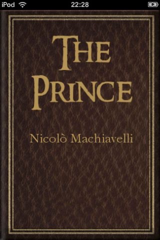 The Prince by Nicolò Machiavelli