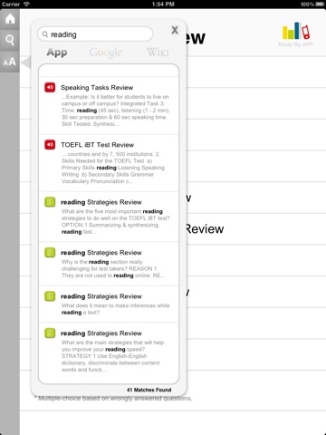 TOEFL iBT for iPad screenshot 2