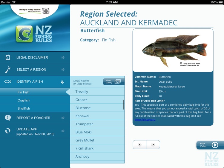 NZ Fishing Rules HD screenshot-3