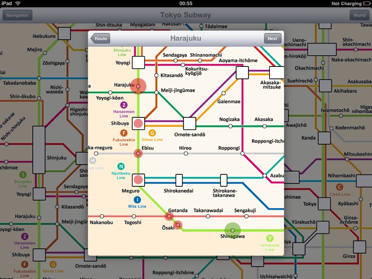 Tokyo Subway for iPad screenshot-3