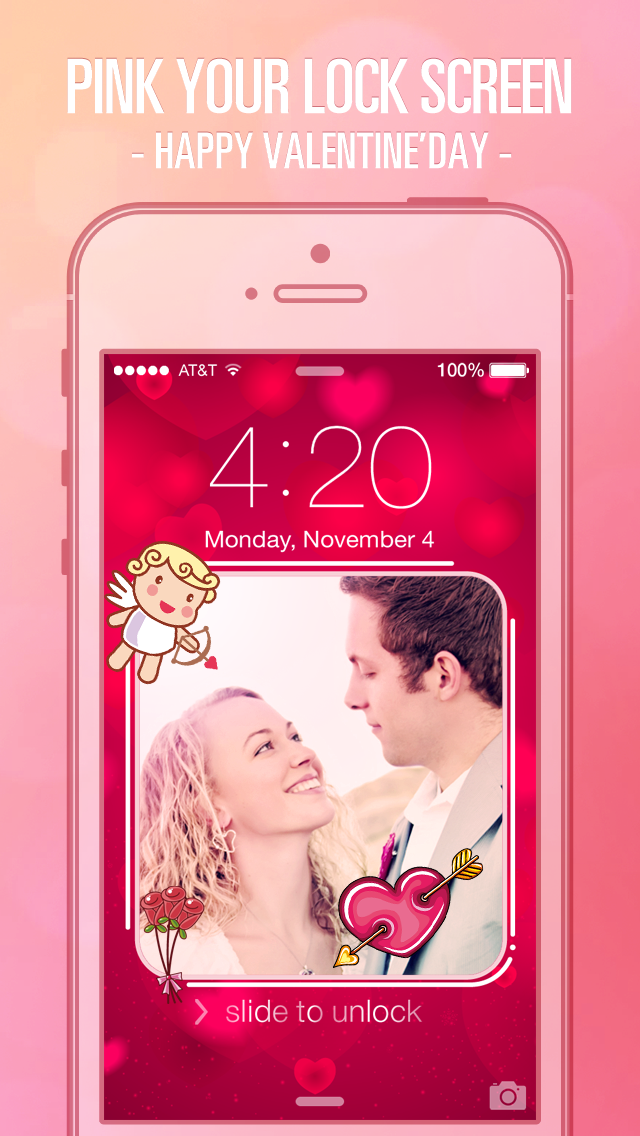 How to cancel & delete Pimp Lock Screen Wallpapers - Pink Valentine's Day Special for iOS 7 from iphone & ipad 4