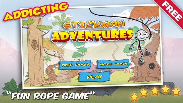 Stick-man Adventures - Swing, Run And Jump For Super Surviva(圖1)-速報App