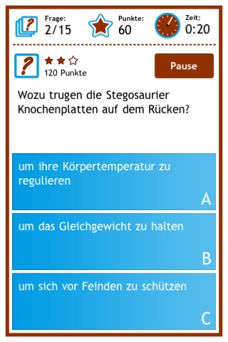 Dinosaurier-Quiz (WAS IST WAS) screenshot 2