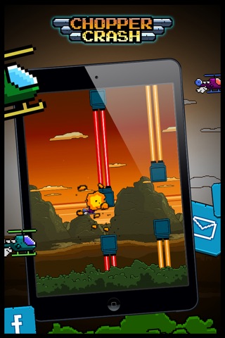 Clumsy Chopper Smash - Top Fly or Hit Crazy 3D Chaos Sky-car Racing Game Challenge screenshot 3