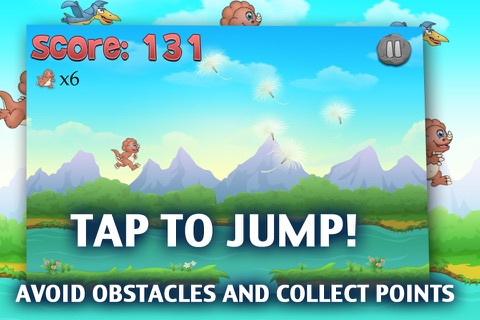 Baby Dino Run - Fun Running Dinosaur Kids Game screenshot 3