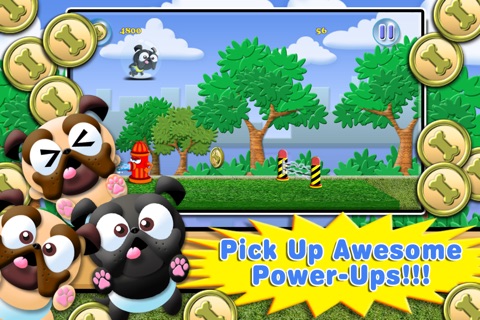 Tiny Bubble Pug Adventure - A Jumpy Puppy Run Game FREE screenshot 4