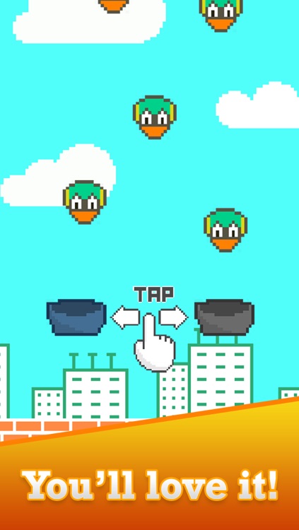 Tiny Fall-Out Bird Smash-y - Catch The End Of A Flappy Falling Squishy Chick