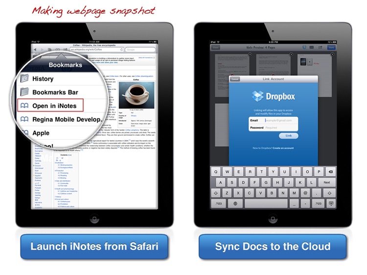 iNotes for iPad screenshot-3