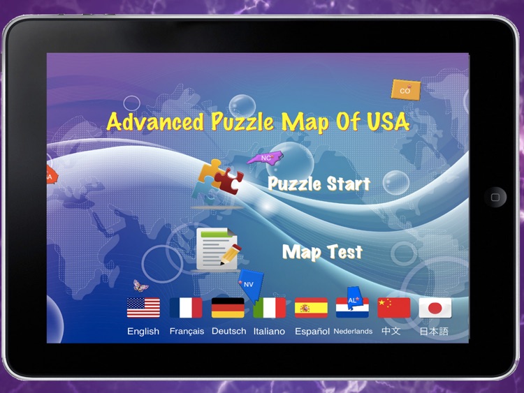 Advanced Puzzle Map Of USA HD screenshot-4