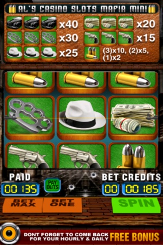 Al's Casino Slots Mafia Mini screenshot 4