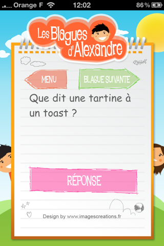 How to cancel & delete Les blagues d'Alexandre from iphone & ipad 3