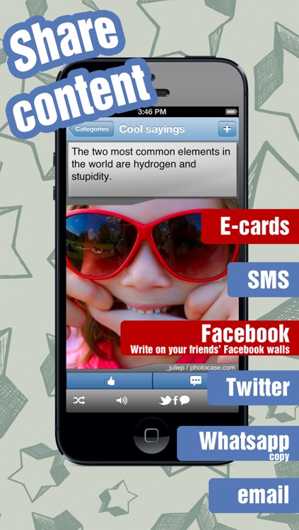 SAYINGS - Cool Sayings - The funny collection of 100,000 lines, quotes and jokes - text ready