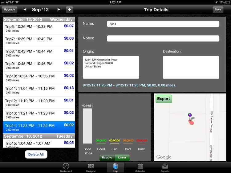 Extra Mile HD - Voice Navigation With GPS Mileage Log