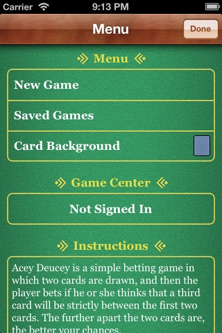 Acey Deucey 2 screenshot 3