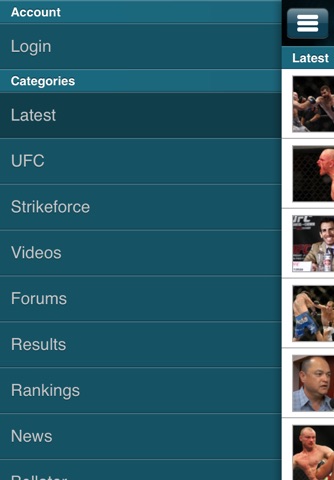 MMAFighting.com screenshot 2
