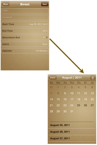 Pocket Scheduler screenshot 3
