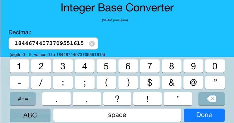 Integer Base Converter