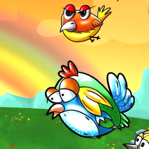 Flappy And Crazy Bird: Save Balloon From Wicked Birds. icon