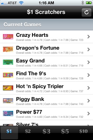 California Lotto Scratchers Tracker screenshot 2