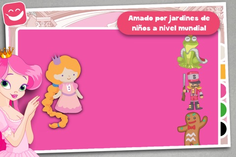 Free Kids Puzzle Teach me Princesses for girls, discover pink pony’s, fairy tales and the magical princess world screenshot 4