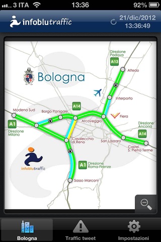 Infoblu Traffic Bologna screenshot 2