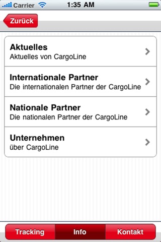 CargoLine Track & Trace screenshot 2