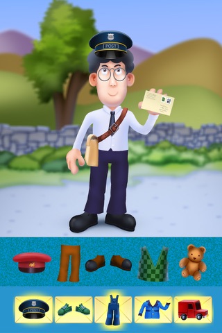 The Jolly Postman and His Cool Cat - Free Dressing Up Game For Kids screenshot 4