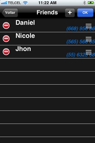 SMS group contacts screenshot 3