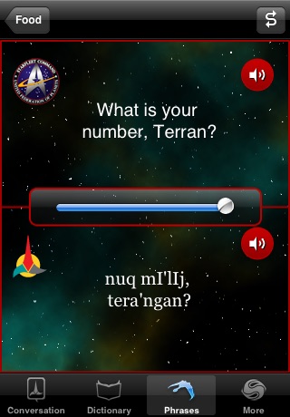 Star Trek: Klingon Phrasebook screenshot 3