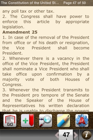 The US Constitution (DocuApps) screenshot 3